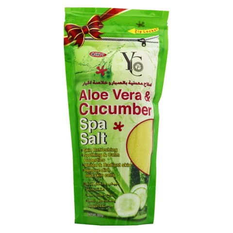 Salt Aloe Vera _ Cucumber Spa Salt  YC brand Thai